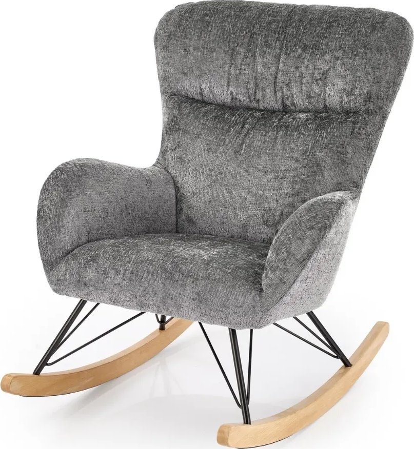 Halmar Fotel bujany CASTRO szary HALMAR