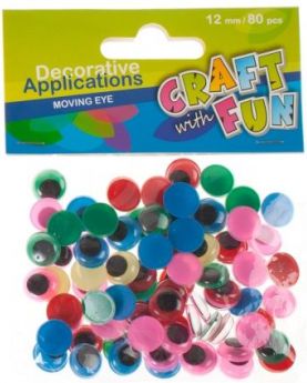 Craft with Fun Ruchome oczka 12mm 290110