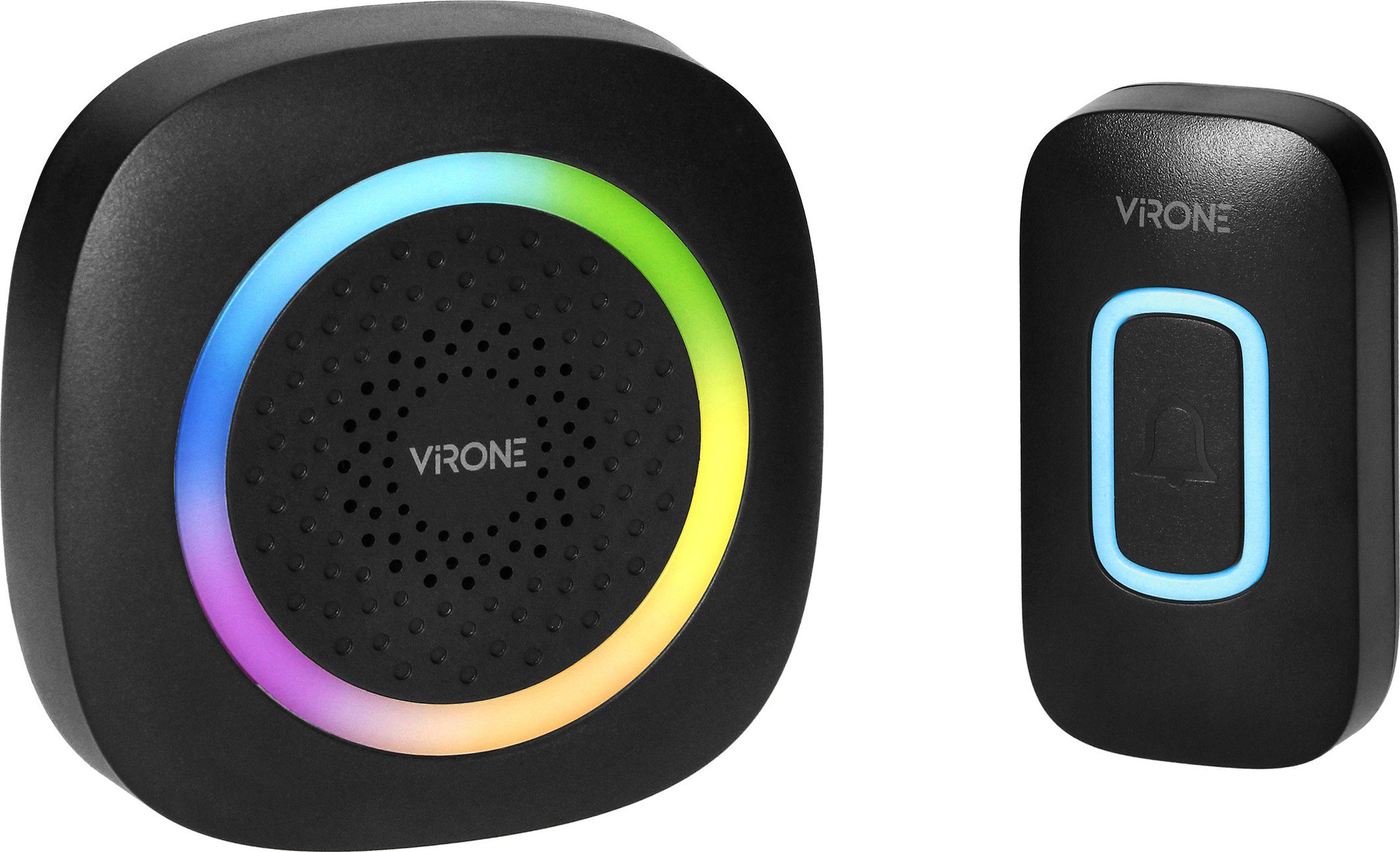 Orno PELA AC, dzwonek bezprzewodowy sieciowy, learning system, 60 dźwięków, 300m, czarny