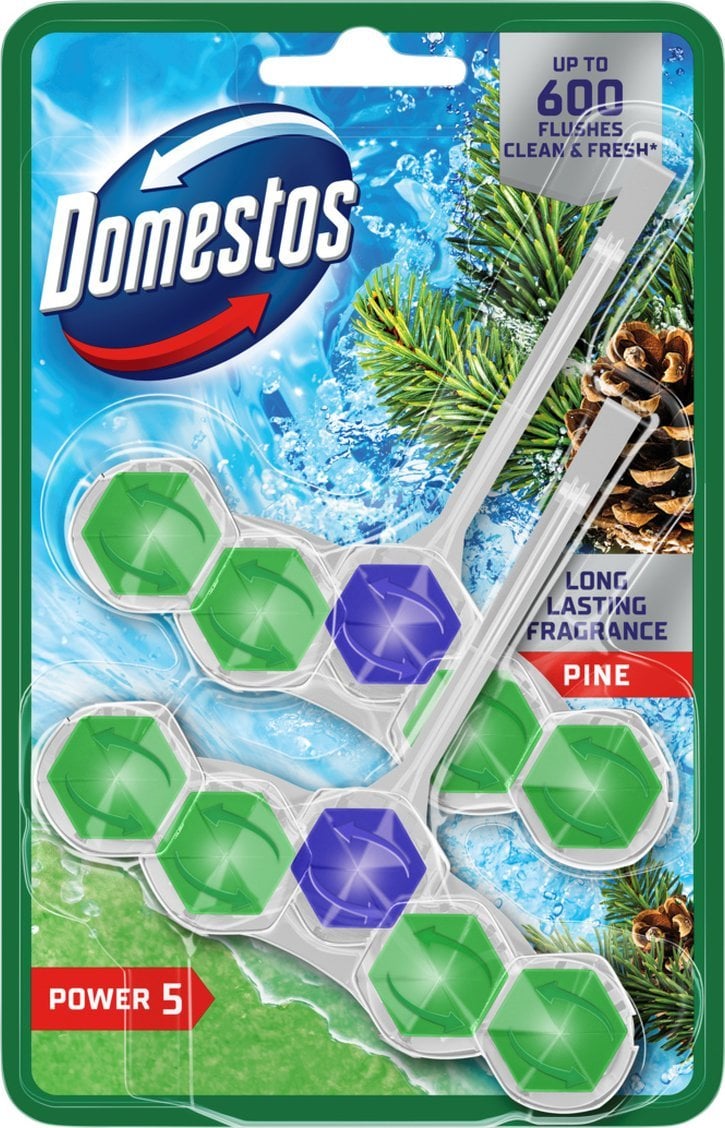 Domestos Zawieszka do WC Domestos Power 5 50g Pine (2)