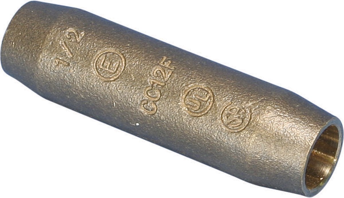 Złączka zaciskowa do spiczastych, miedziowanych prętów uziemiających, brąz krzemowy, 12.7 mm Ø 158000