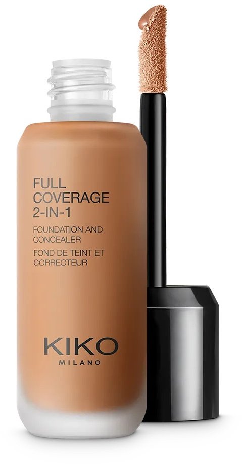 KIKO Milano Full Coverage 2-In-1 Foundation & Concealer mocno kryjący podkład i korektor 2 w 1 NG110 Neutral Gold 110 25ml