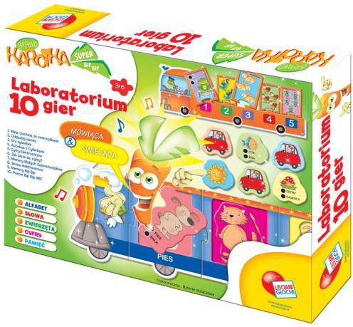 Lisciani LISCIANIGIOCHI Karotka 10 Gier Laborator - 34239