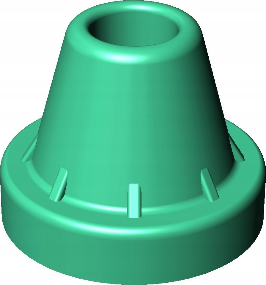 NASADKA 13 mm KOŃCÓWKA POD LASKĘ REHABILITACYJNĄ