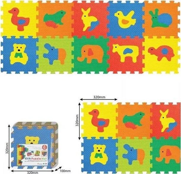 Apple TOY PUZZLE CARPET ANIMALS ST-1005B3 10D
