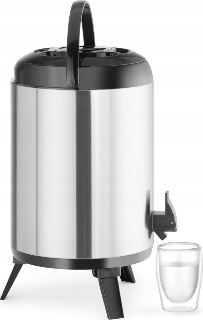 Hendi Termos cateringowy pojemnik termiczny z kranem do gorącej zimnej wody 10 l Termos cateringowy pojemnik termiczny z kranem do gorącej zimnej wody