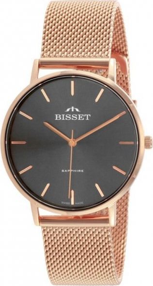 Zegarek Bisset ZEGAREK DAMSKI BISSET BSBF33 (zb579l) - SZAFIROWE SZKŁO