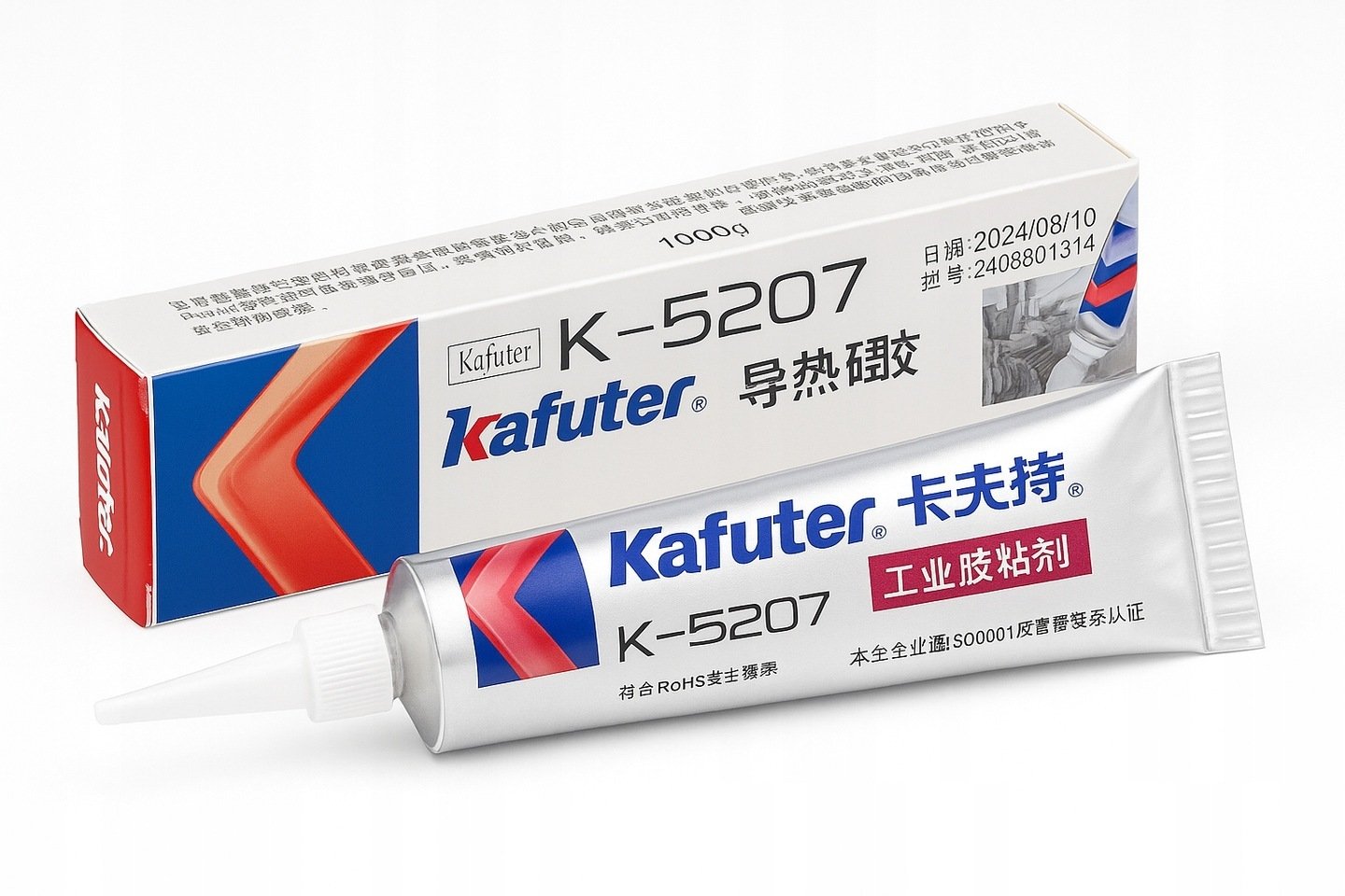 Klej termoprzewodzący Kafuter K-5207K przewodność cieplna 2,5W/mK- 100g