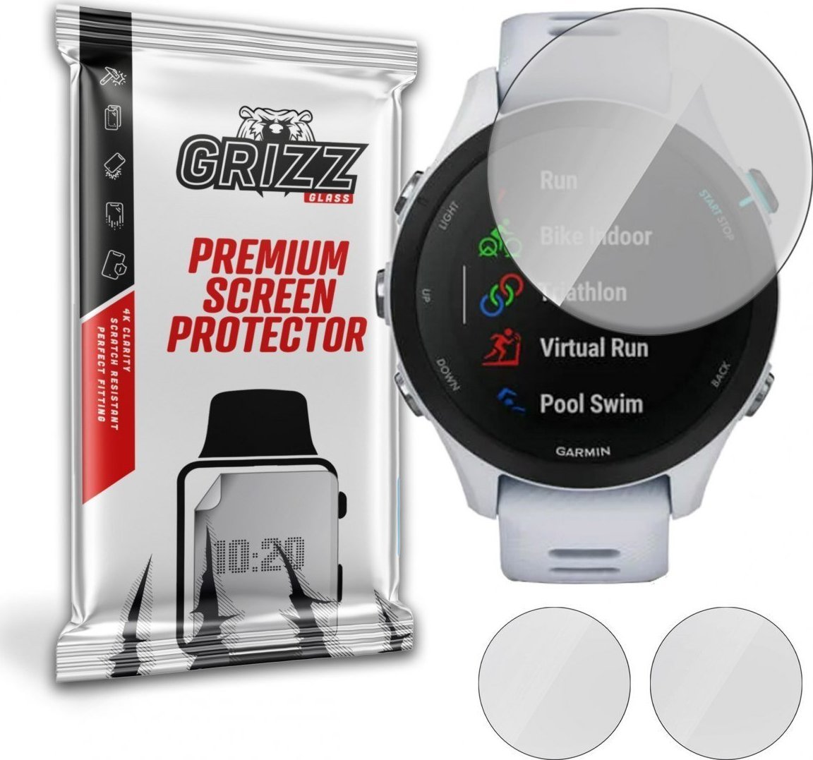 GrizzGlass Folia matowa Grizz Garmin Forerunner 255s