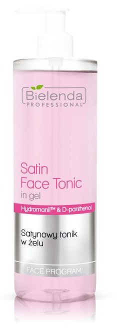 Bielenda Professional Satin Face Tonik In Gel satynowy tonik w żelu do twarzy 500ml