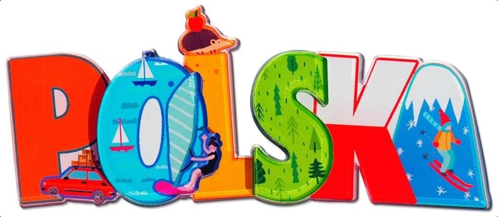 Pan Dragon Magnes I love Poland Polska ILP-MAG-C-PL-28