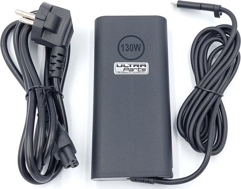 Zasilacz do laptopa Ultra Parts ZASILACZ ŁADOWARKA do DELL 130W 20V 6.5A XPS WTYK USB-C HA130PM17 ULTRA PARTS