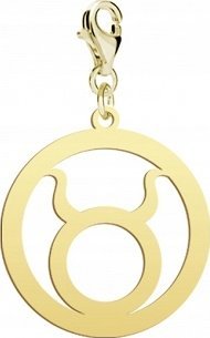 Radziszewska Jewellery Charms Złoty Znak Zodiaku Byk 925 Prezent Zodiak Biżuteria DEDYKACJA GRATIS