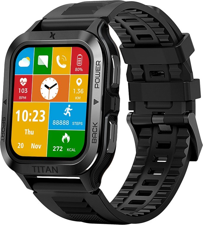 Smartwatch Maxcom FW67 Titan Pro Czarny (MAXCOMFW67GRA)