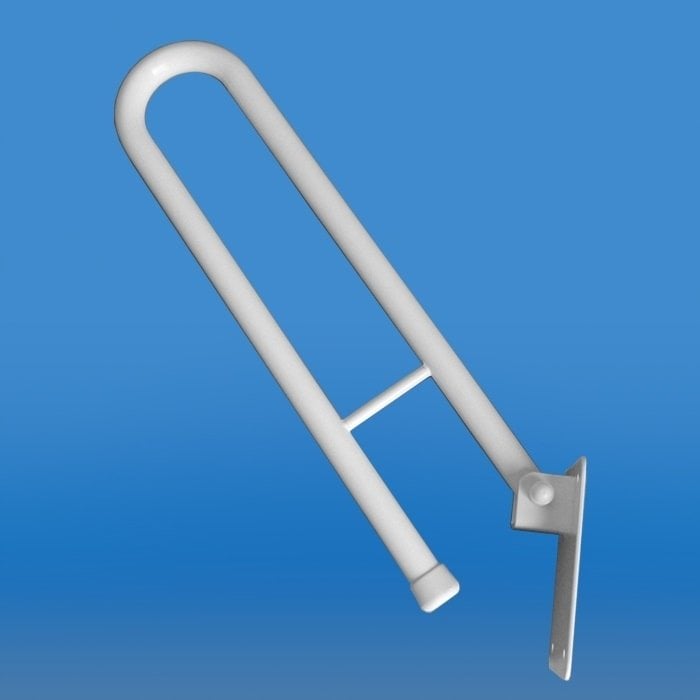 Herdegen UUWC-5 / CORRADOMED / Uchwyt uchylny do WC biały 500 MM / ŚREDNICA FI25