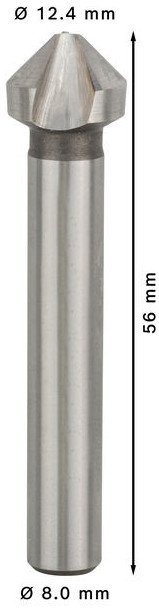 BOSCH Pogłębiacze stożkowe Ś: 12,4 r: M6 e: 56 d: 1/4 2608597507