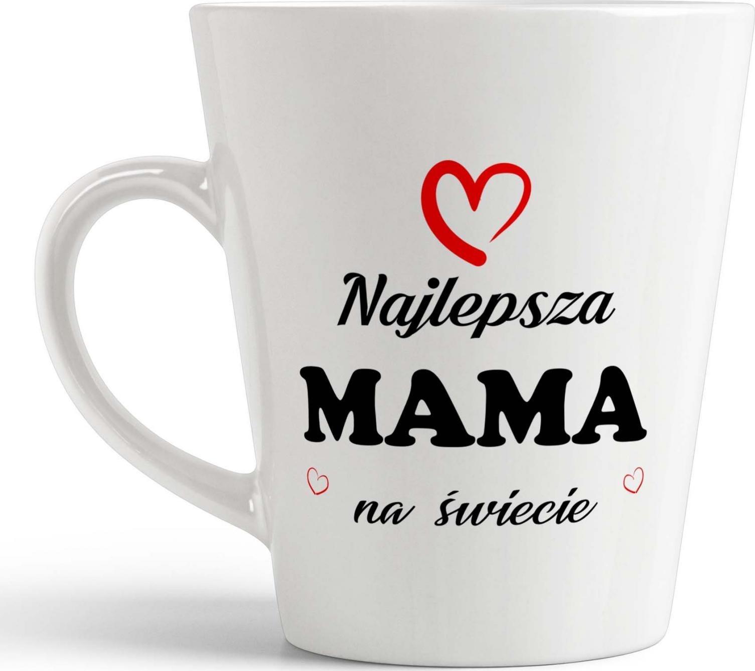 DARKSTORY KUBEK LATTE DZIEŃ MATKI DLA MAMY PREZENT + IMIĘ