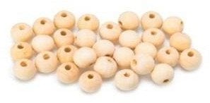 Koraliki drewniane naturalne 11x12mm 30szt