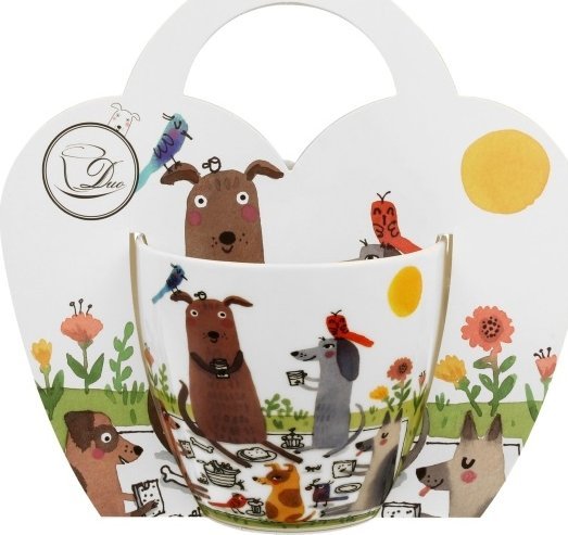 Kubek porcelanowy 460 ml Psi Piknik