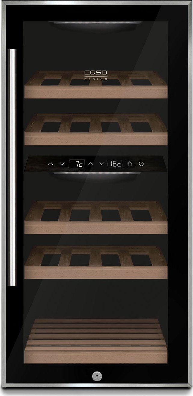Chłodziarka do wina Caso Caso | Wine cooler | WineComfort 24 | Energy efficiency class G | Bottles capacity 24 bottles | Cooling type Compressor techn