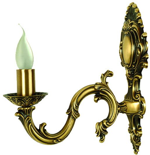 Kinkiet z mosiądzu Roma