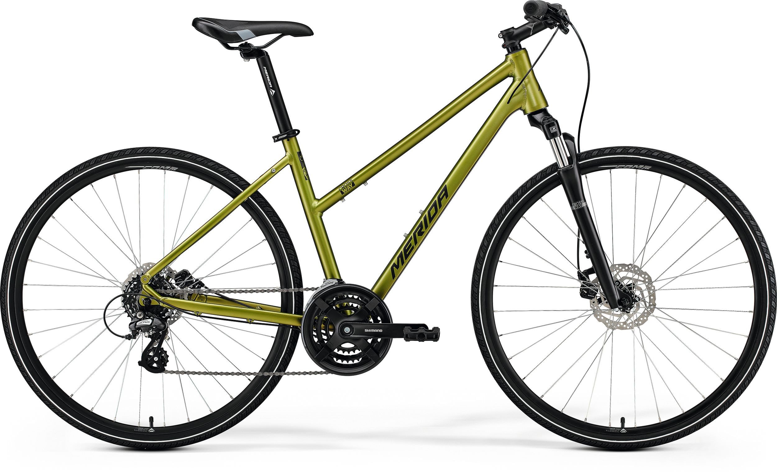 Merida CROSSWAY 10 Lady 28" 25' Wybierz rozmiar ramy: S, Wybierz kolor: SILK FALL GREEN (BLACK)