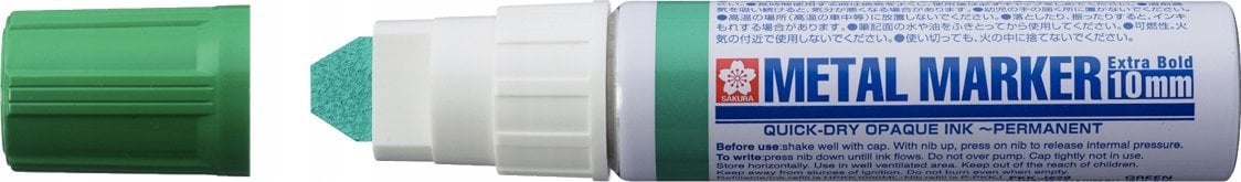 Sakura Marker METAL zielonyy pogrubiony, Sakura