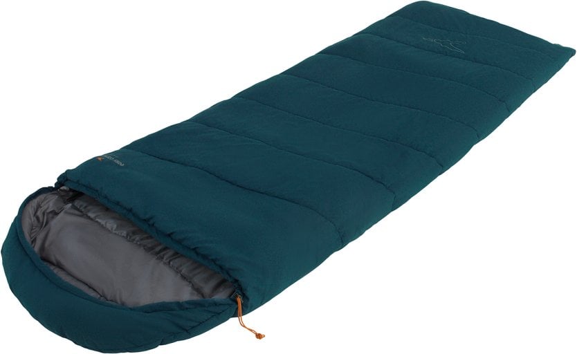 Easy Camp Raven I Square 2°C | Sleeping Bag | 220 x 80 cm | -12 to 7 °C | Two-way open-end, L-shaped, autolock