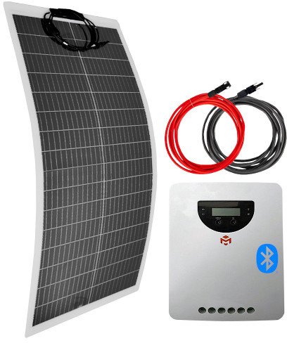 Zestaw solarny 100W 12V MPPT
