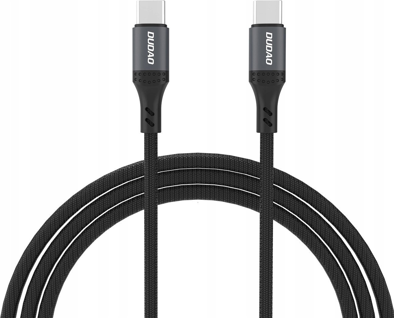 Kabel USB Dudao USB-C - USB-C 2 m Czarny (6976625333066)