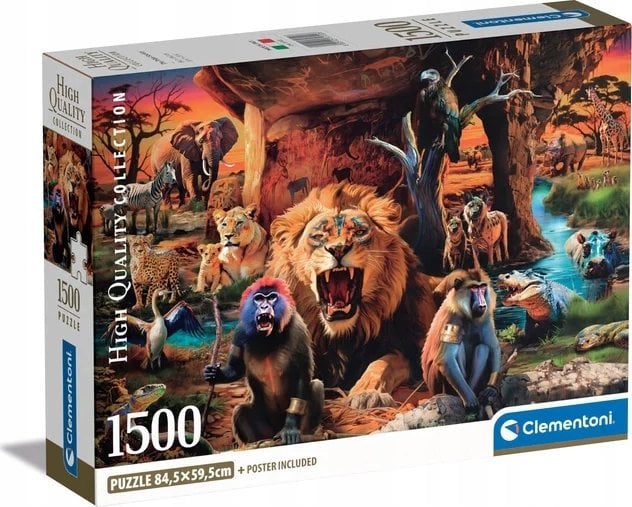 Clementoni Puzzle Compact The Tribal Society 1500 elementów (31722)