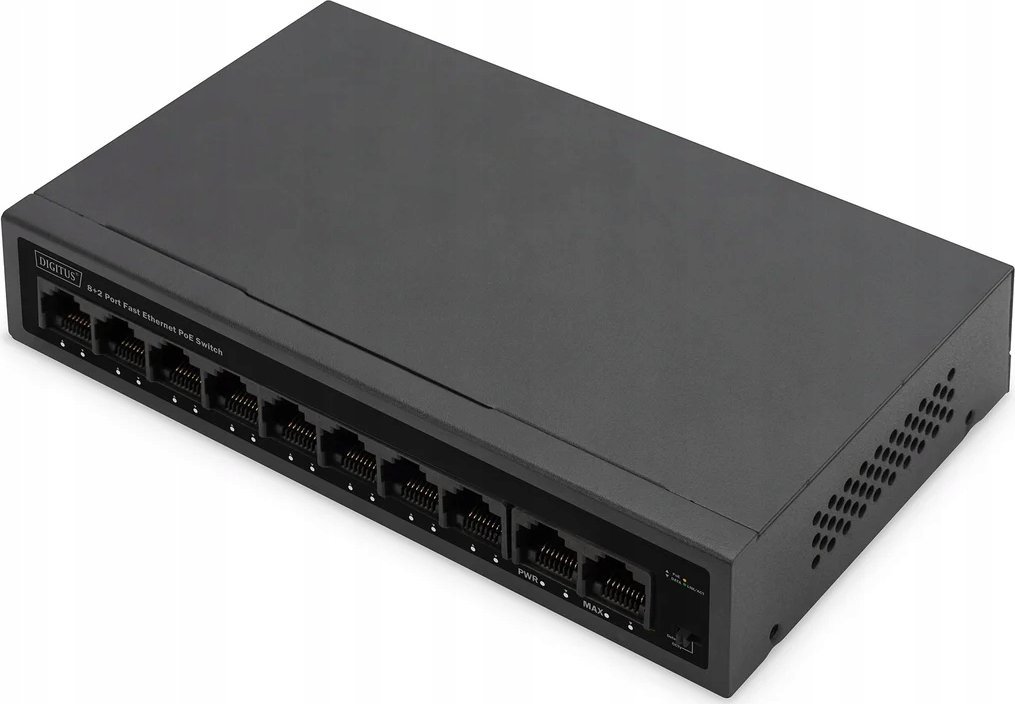 Switch Digitus Switch Digitus Poe Switch 8+2-port FE