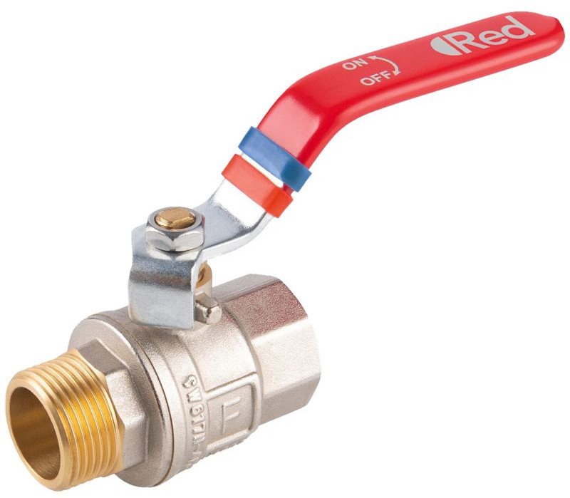 Zawór kulowy nakrętno-wkrętny z dźwignią 1/2 F-Power Pro