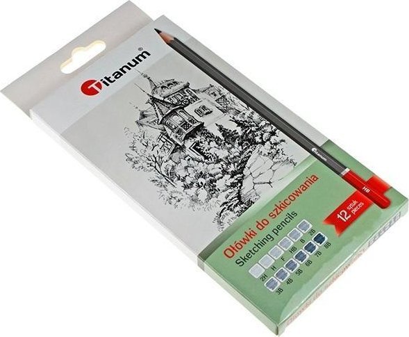 Astra Ołówki do szkicowania komplet 12szt
