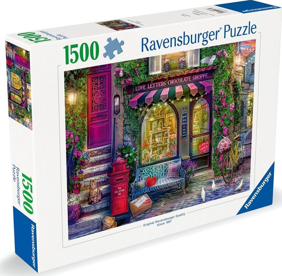 Ravensburger Puzzle 1500 Sklep z czekolad?