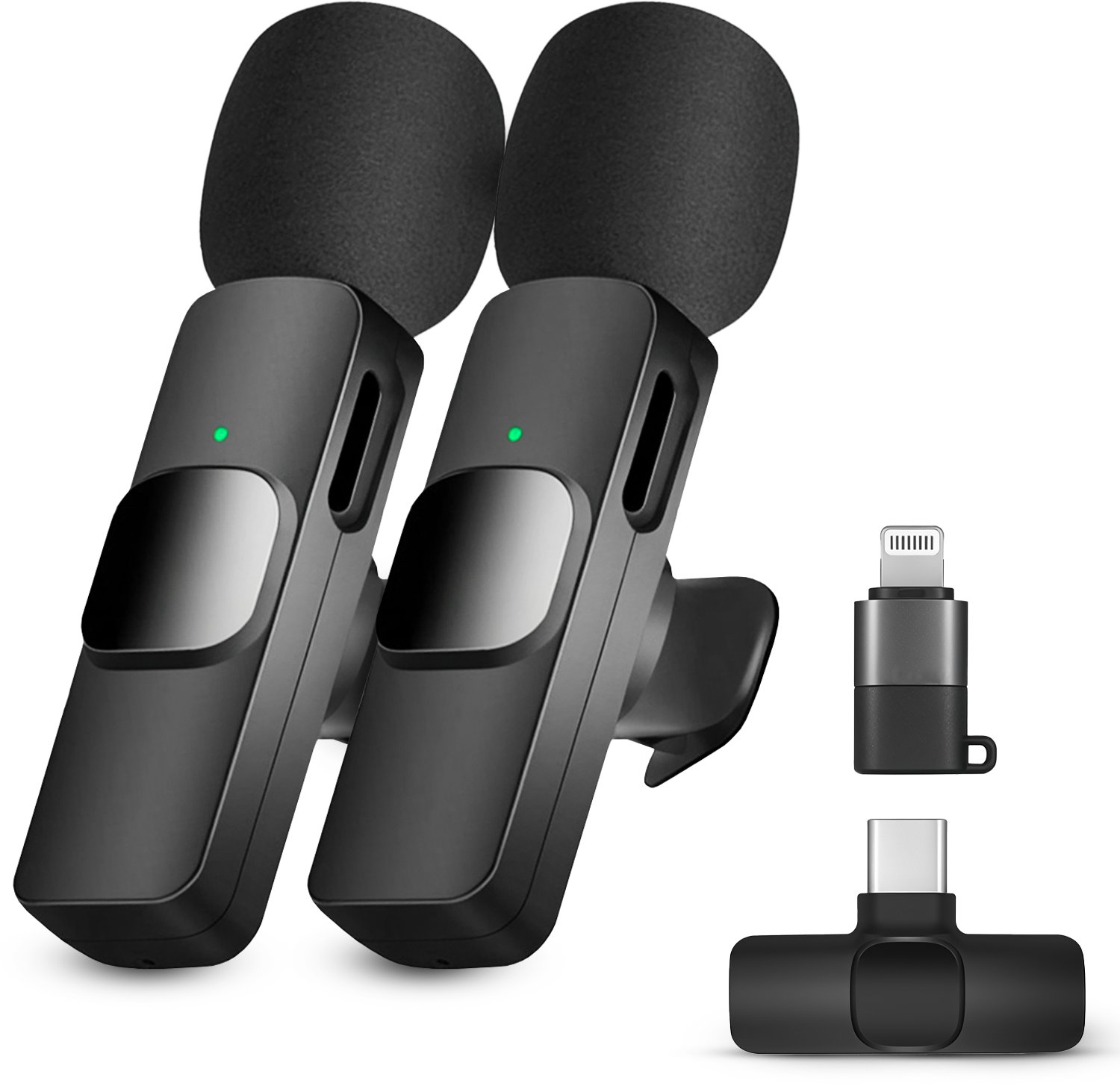 2x Mikrofon bezprzewodowy Heckermann K10 do telefonu USB-C