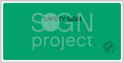 AC504 - Safety sign 200x100
