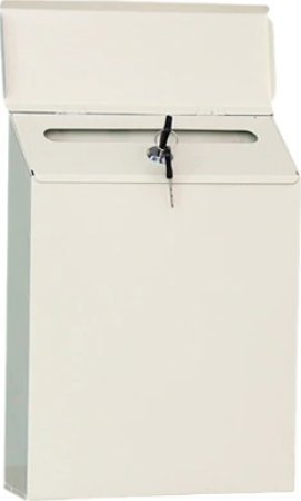 Korbi SKRZYNKA LISTY POCZTOWA ULOTKI GAZETY KREMOWA L7