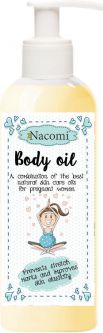 Nacomi Intensywnie nawilżający i ujędrniający olejek do ciała dla kobiet w ciąży 140ml
