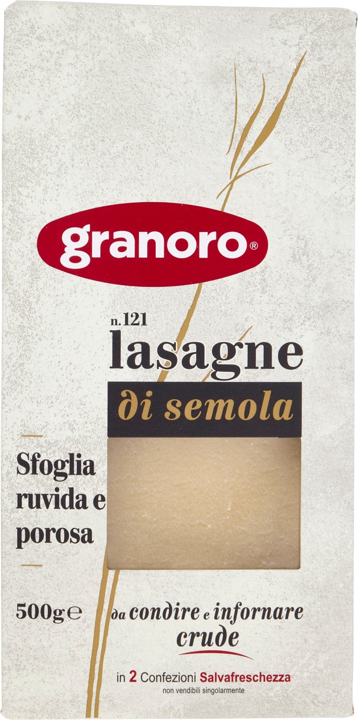 Makaron Lasagna Semola n. 121 500g - Granoro