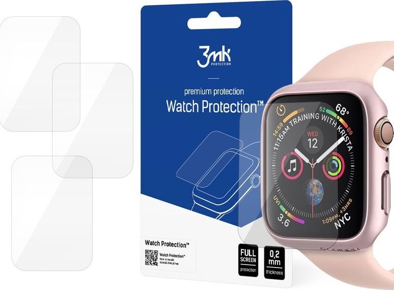 3MK Folia ochronna 3mk x3 Protection do Apple Watch 6 40mm uniwersalny