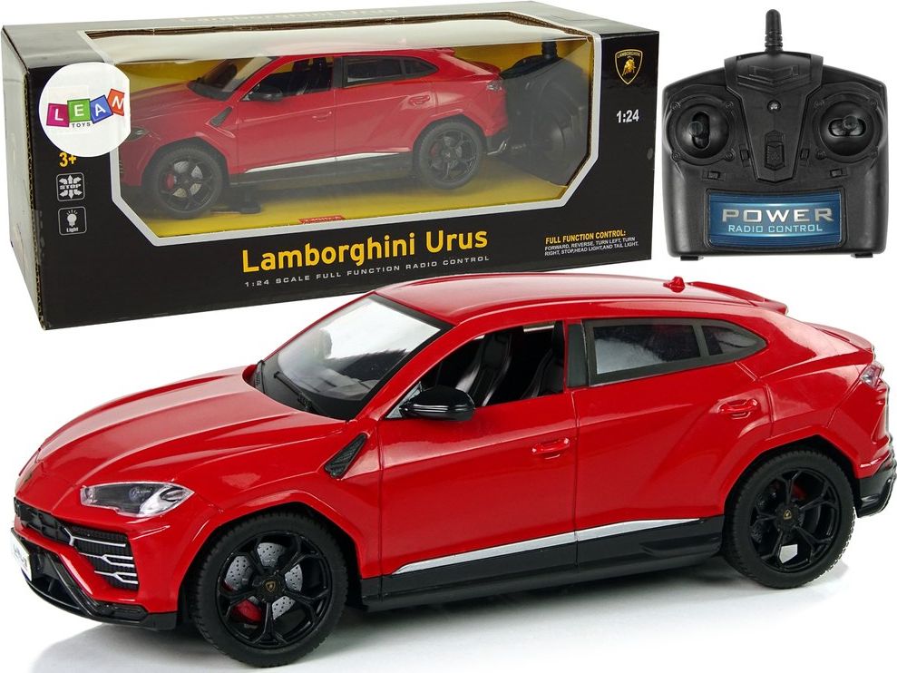 Lean Sport Auto R/C 1:24 Lamborghini Urus Czerwony 2.4 G Światła