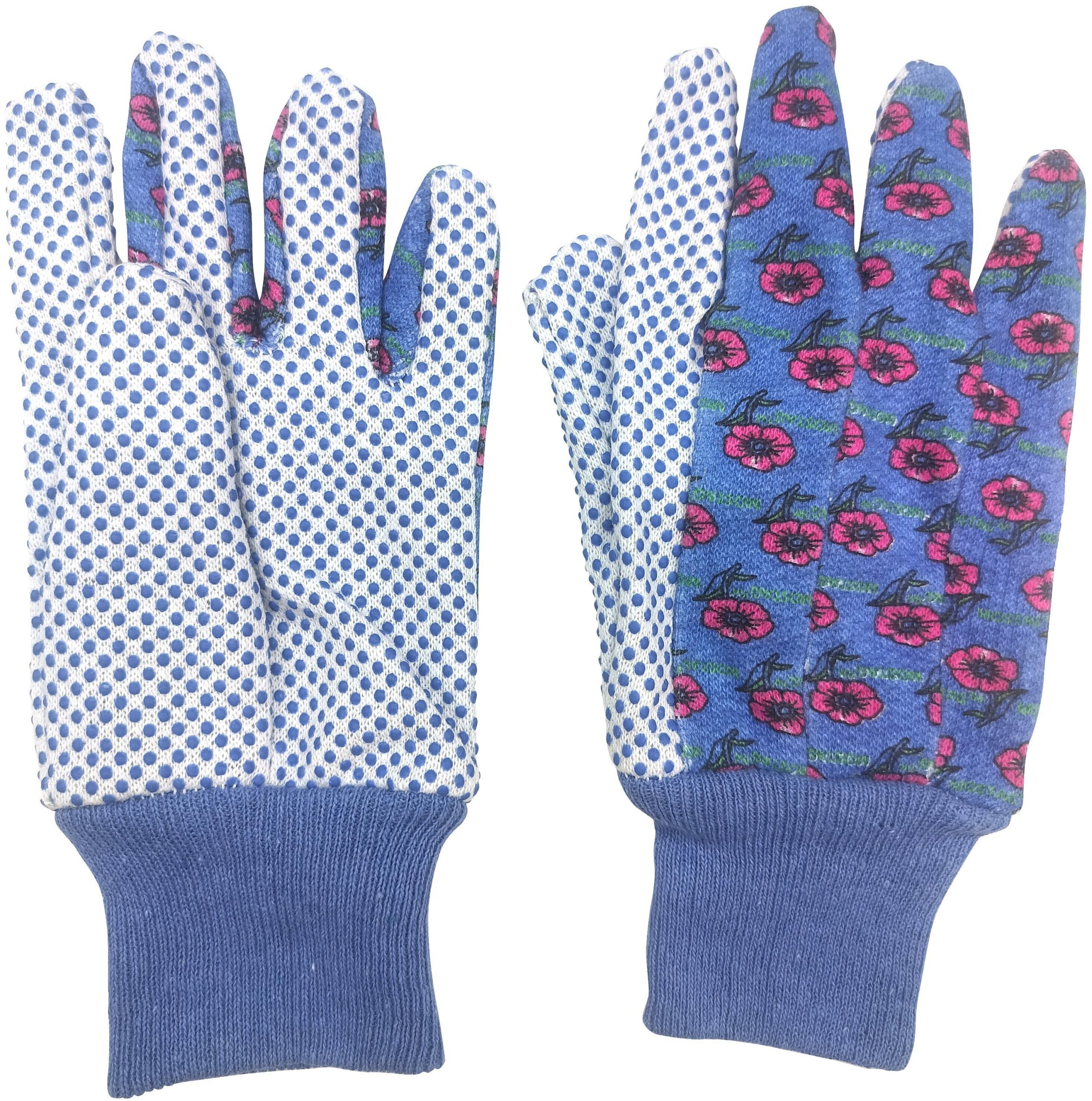 GLOVES W/FLOWER PATTERN GA66 L