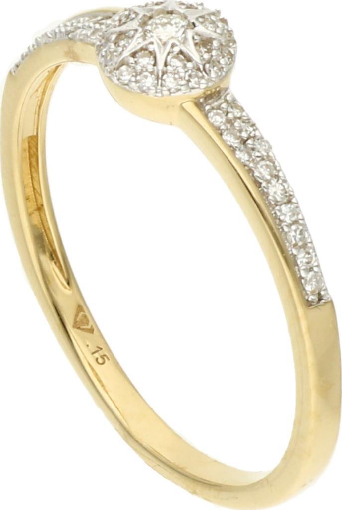 Rosanto Złoty pierścionek z brylantami roz. 18 585 14k