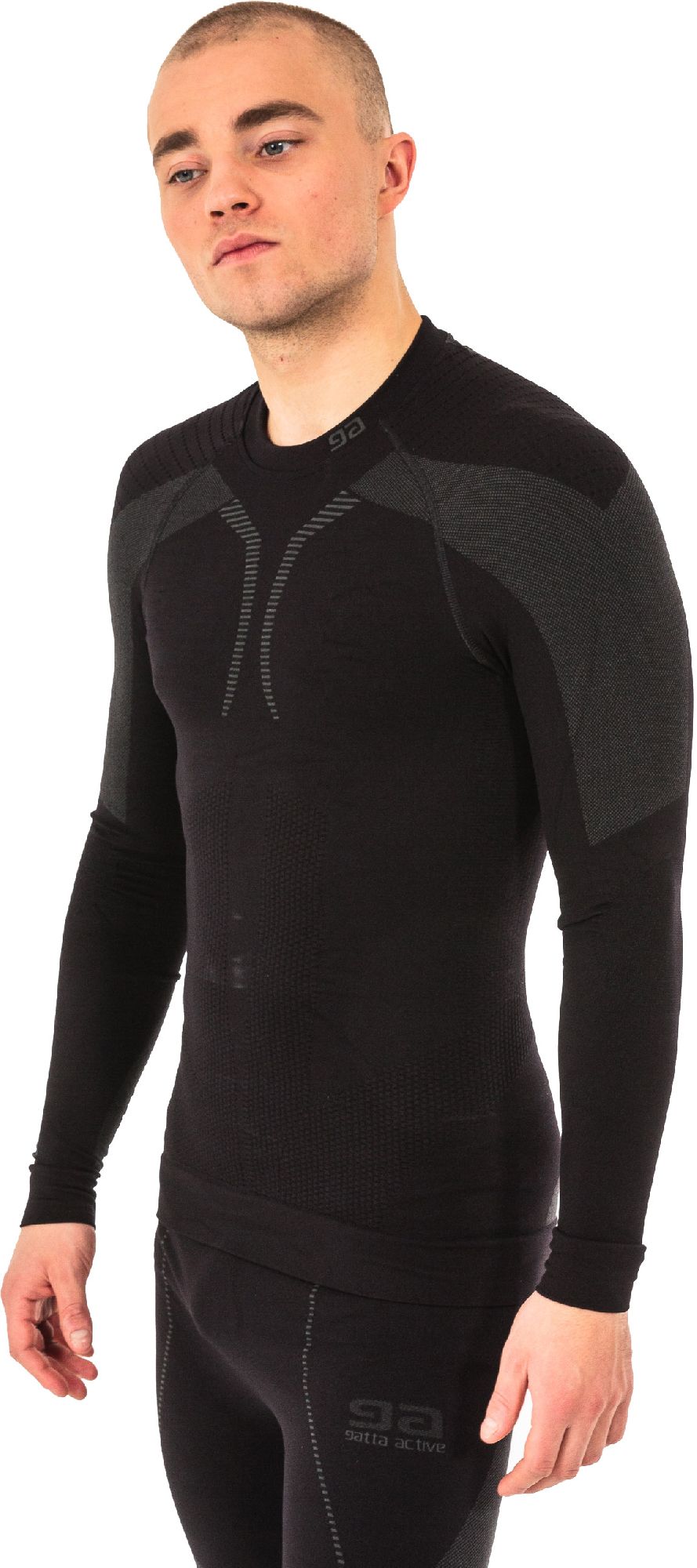 Gatta Koszulka męska Thermo Matt 0S Black Grey r. XXL (0042320S50959)