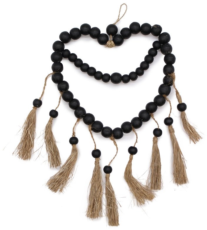 Dekoracja Ścienna z Trawy Morskiej - Duże Serce