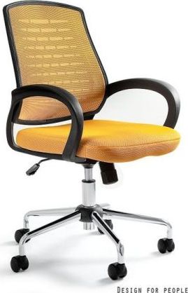 Krzesło biurowe Unique Award Żółte