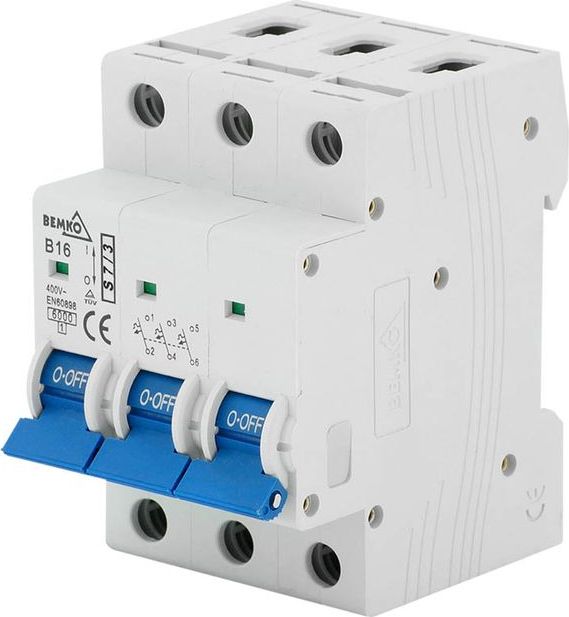 Bemko Wyłącznik nadprądowy 3P B 63A A00-S7-3P-B63
