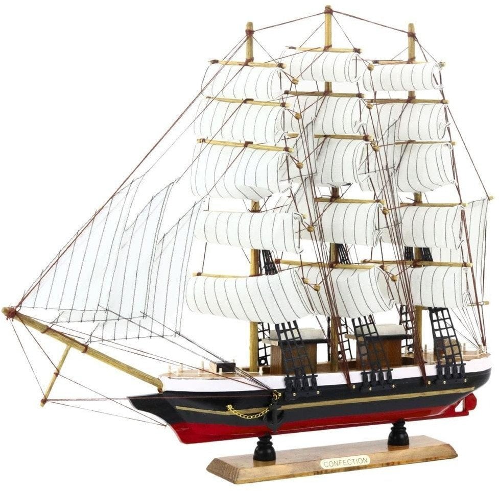 Model kolekcjonerski Statek Żaglowiec biały