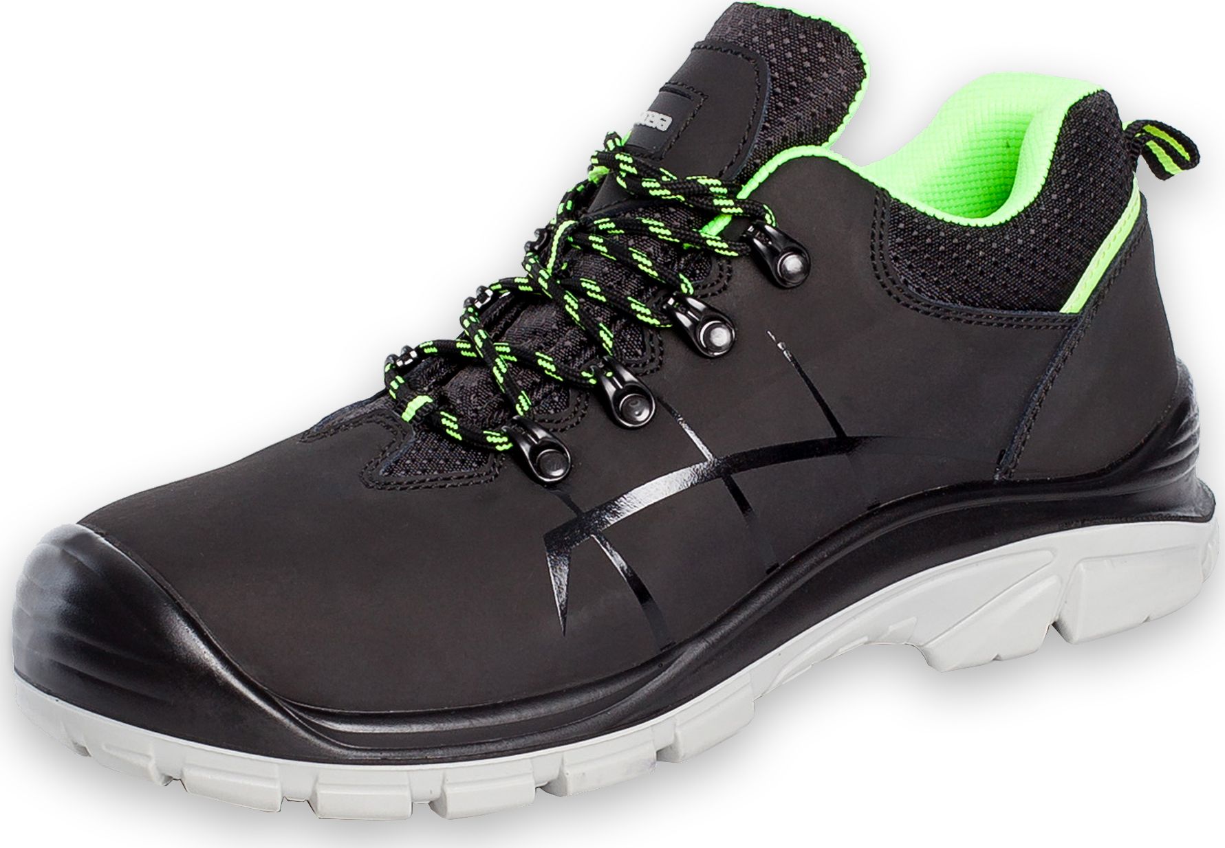 PROCERA Buty Robocze Procera Nero Skórzane Nubuk S1 45